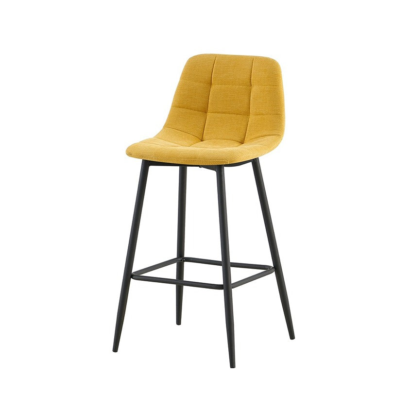 Camden Upholstered Barstool Yellow