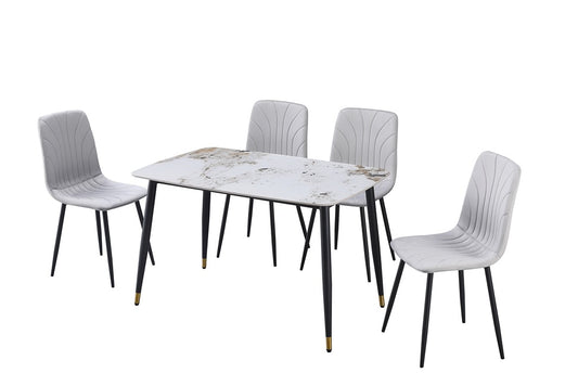 Luxe Marble Dining Set