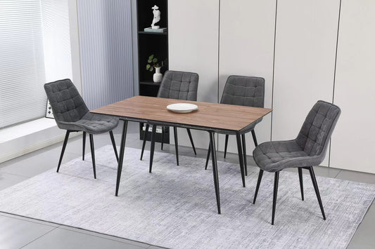 Metro Walnut Dining Set