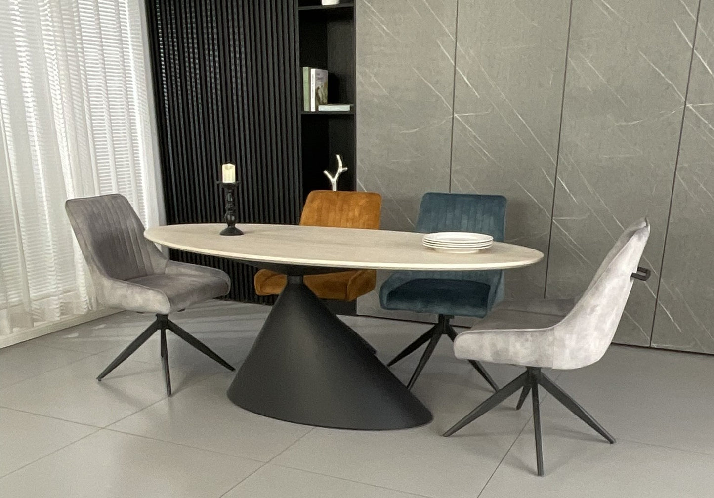 Mistral Dinning Set + Mixed colour Russel (3)