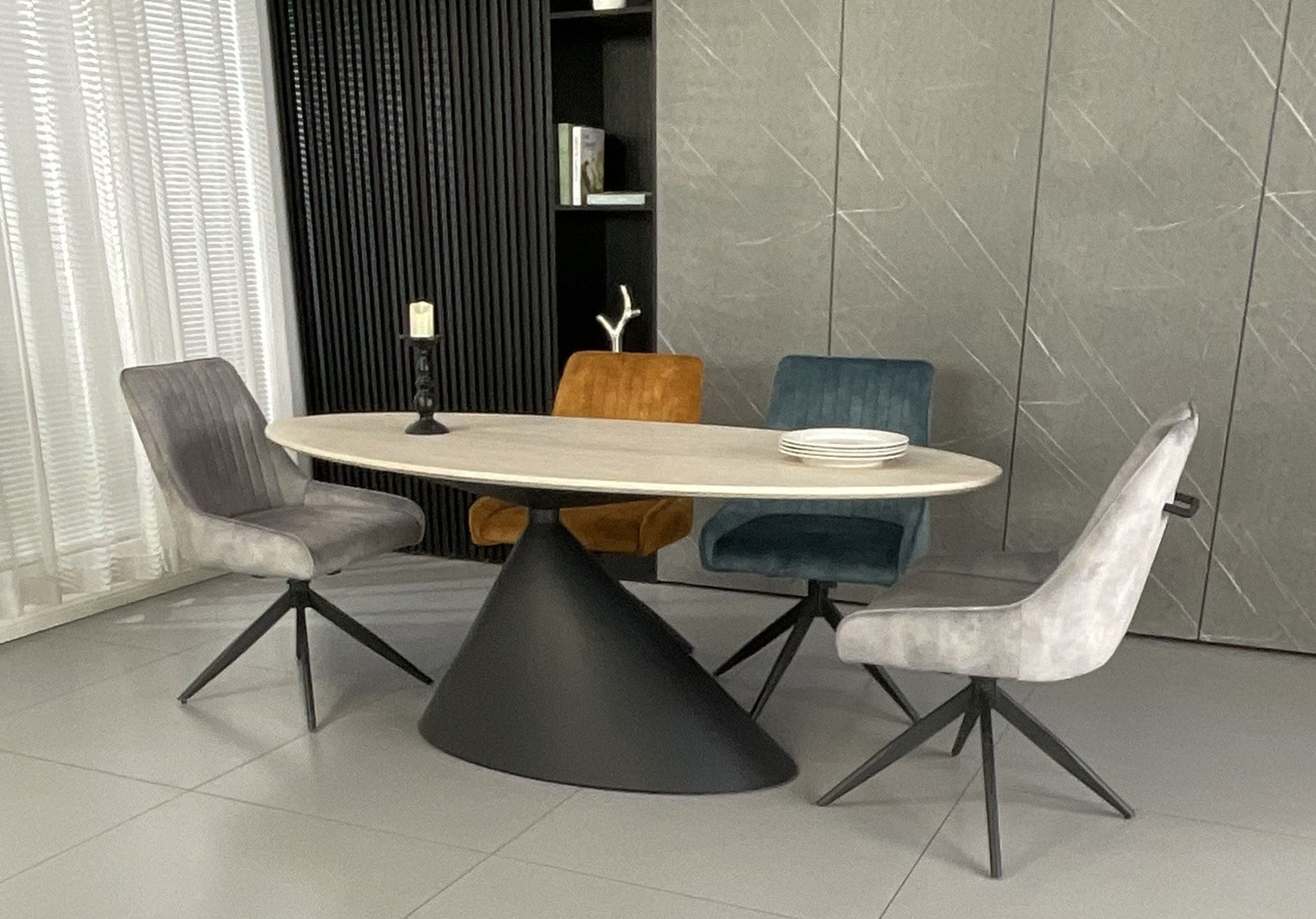 Mistral Dinning Set + Mixed colour Russel (3)