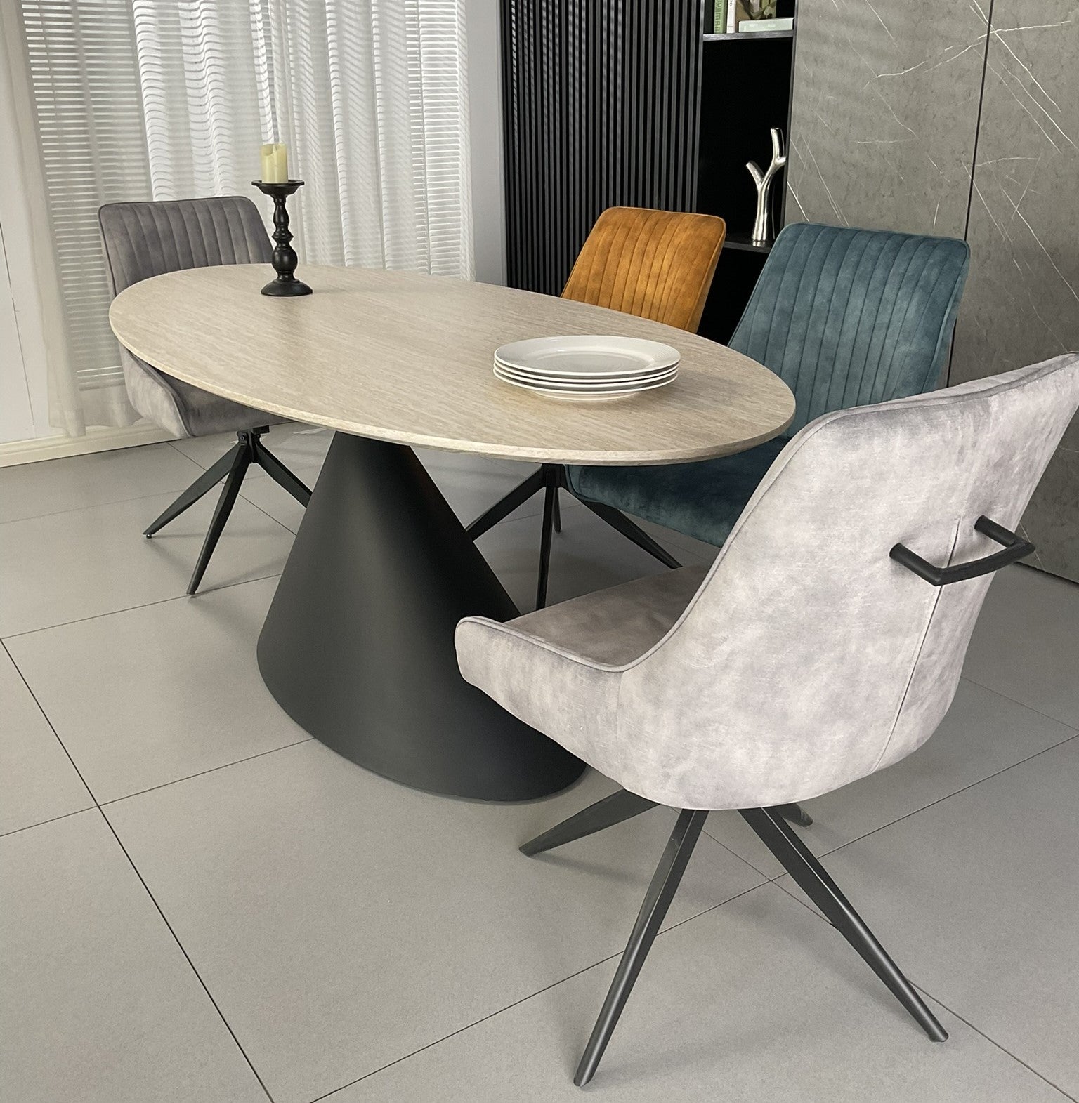 Mistral Dinning Set + Mixed colour Russel (5)