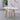 Radiance Compact Gold Extendable Marble Dining Table