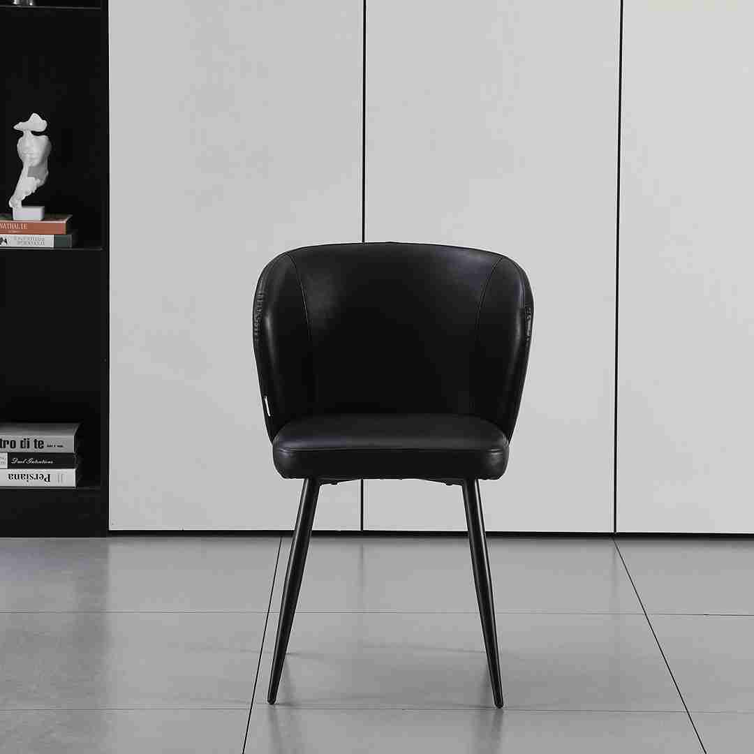 Royston Chair PU Leather Black (13)
