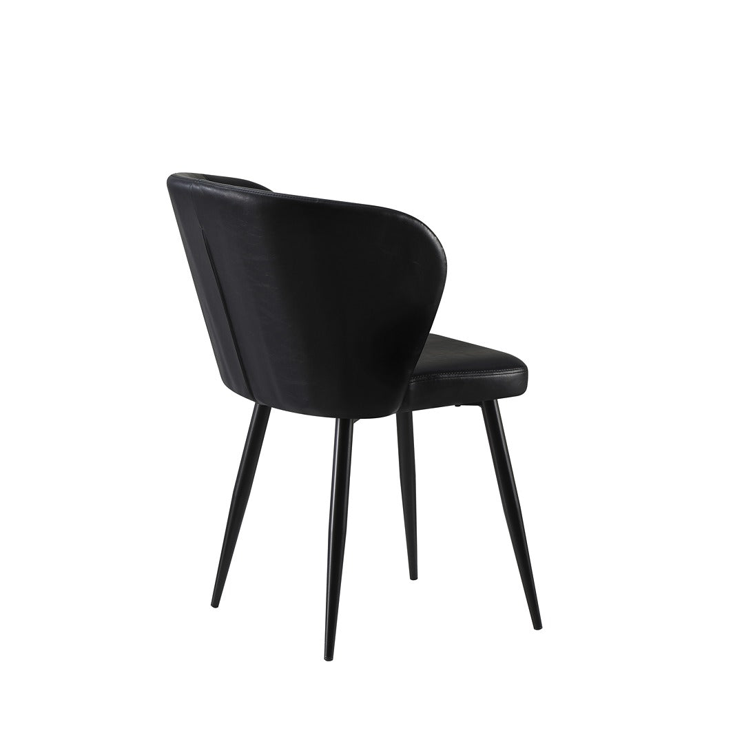 Royston Chair PU Leather Black (16)