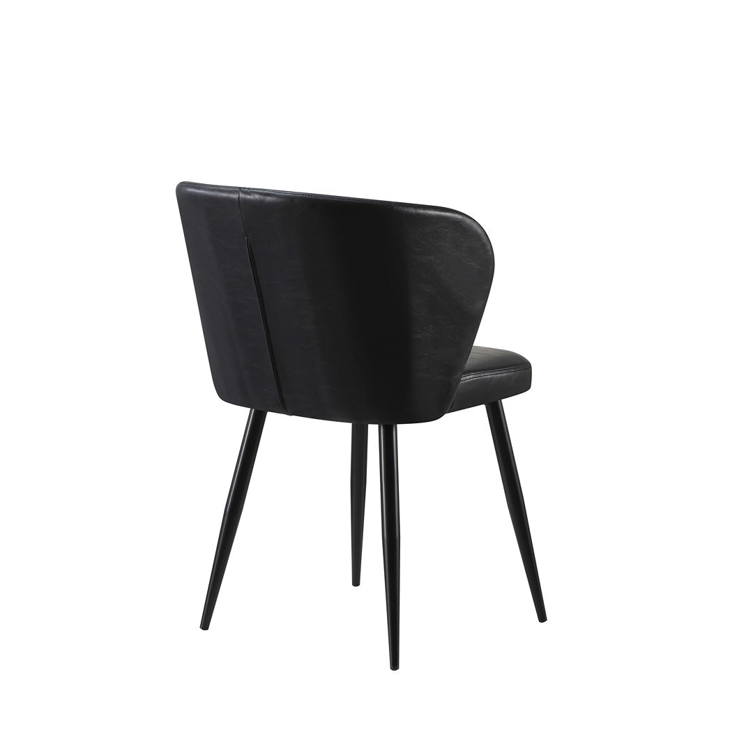 Royston Chair PU Leather Black (17)
