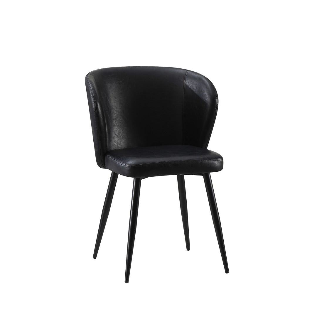 Royston Chair PU Leather Black (8)