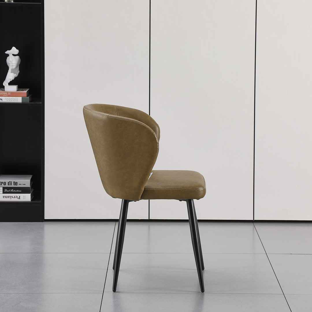 Royston Chair PU Leather Green (1)