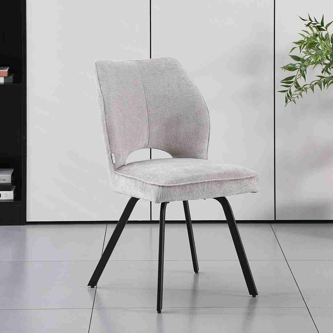 Tulip Simple Chair Grey (1)