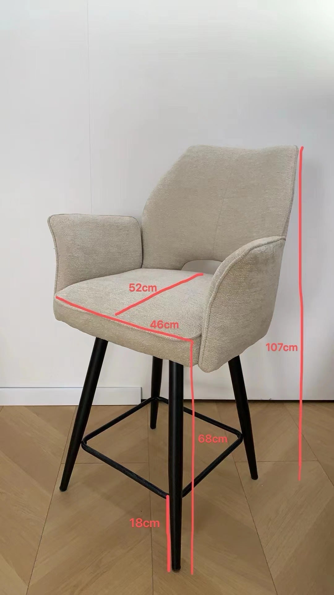 Tulip bar stool- big